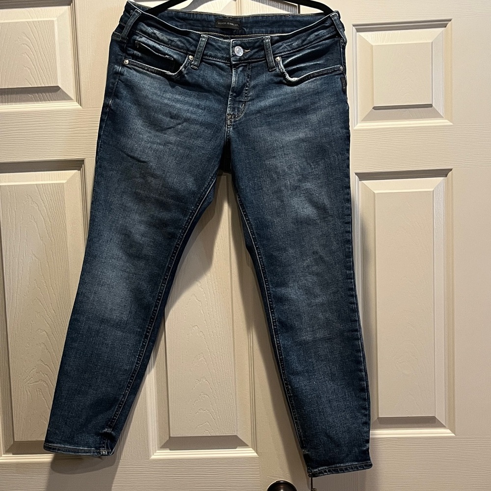 Silver Britt skinny jeans petite length. 32 inseam 27.